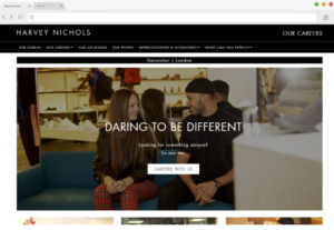 Harvey Nichols Website Screenshot