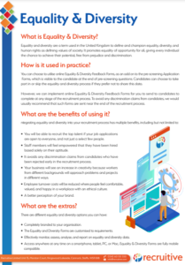 Equality and Diversity Factsheet Thumbnail