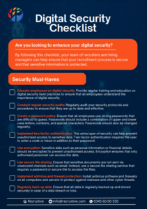 Digital Security Checklist Image